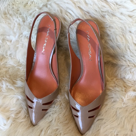 NWOT Via Spiga sling back heels - Picture 2 of 5